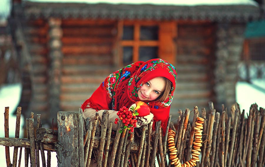 Sexy girl Women in Slavic costumes in Mogadishu